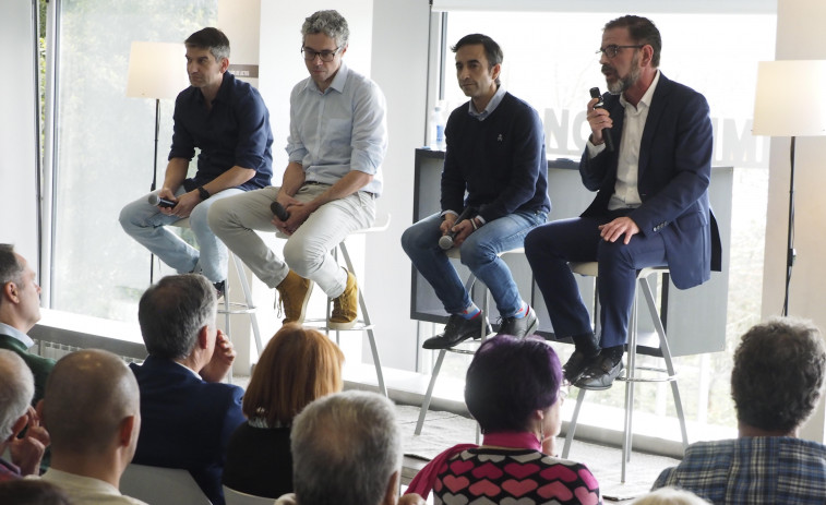 Os catro candidatos do pleno miden forzas no primeiro debate electoral