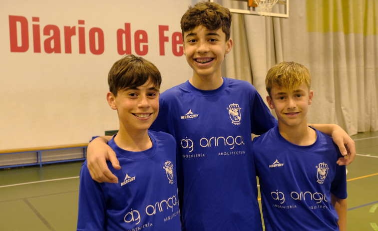 Tres “parruliños”, subcampeones de España infantiles con la selección gallega
