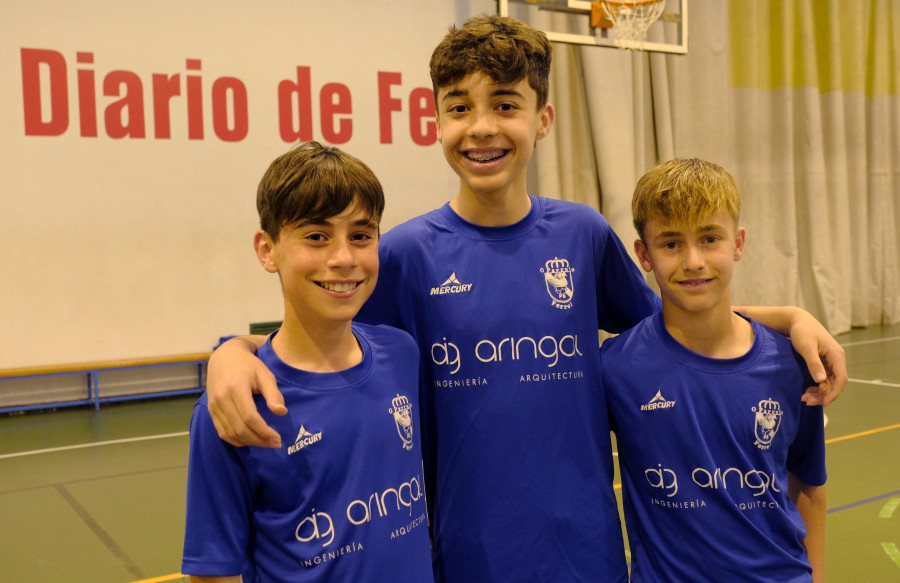 Tres “parruliños”, subcampeones de España infantiles con la selección gallega
