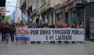 Cientos de personas secundan en Ferrol la protesta de apoyo a la Atención Primaria