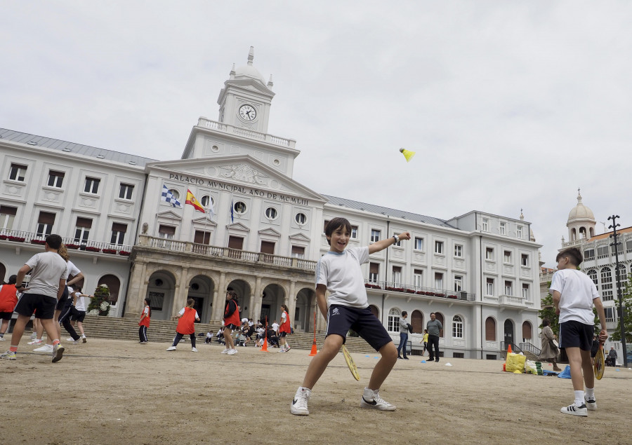 Más de mil escolares de Ferrol en el Día da Educación Física na Rúa