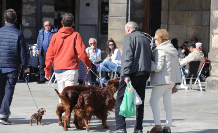 Galicia notará este sábado la entrada de una masa de aire que traerá frío