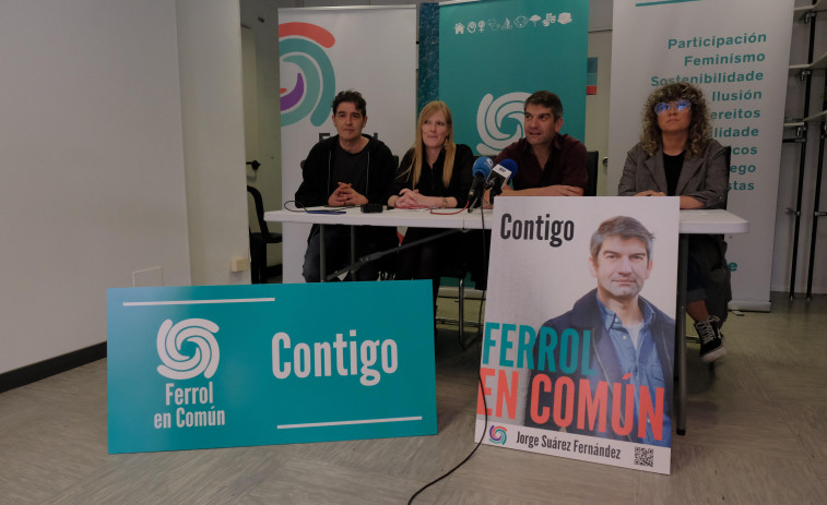 “Contigo”, el lema con el que Ferrol en Común quiere ser comunidad