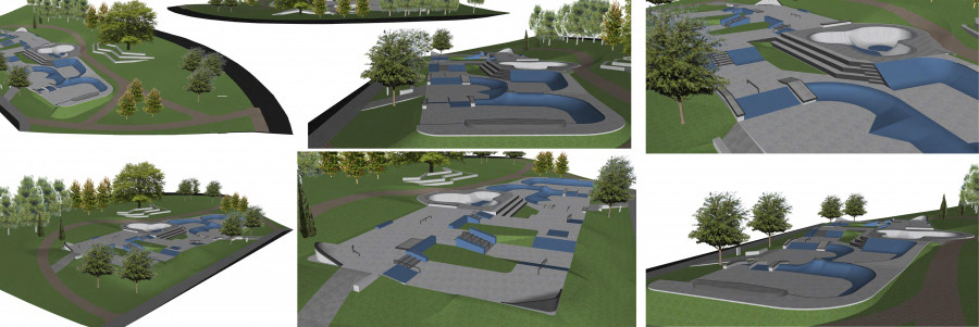 La reconfiguración del skatepark de A Malata lo convertiría en un conjunto deportivo y de ocio