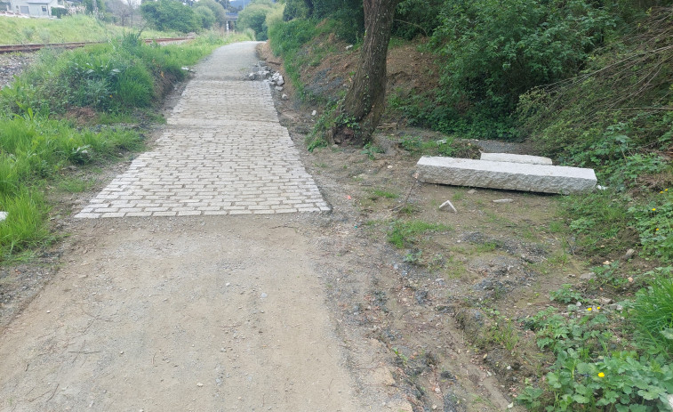 Narón denuncia que las obras de la Xunta en el tramo del Camiño Inglés están paralizadas