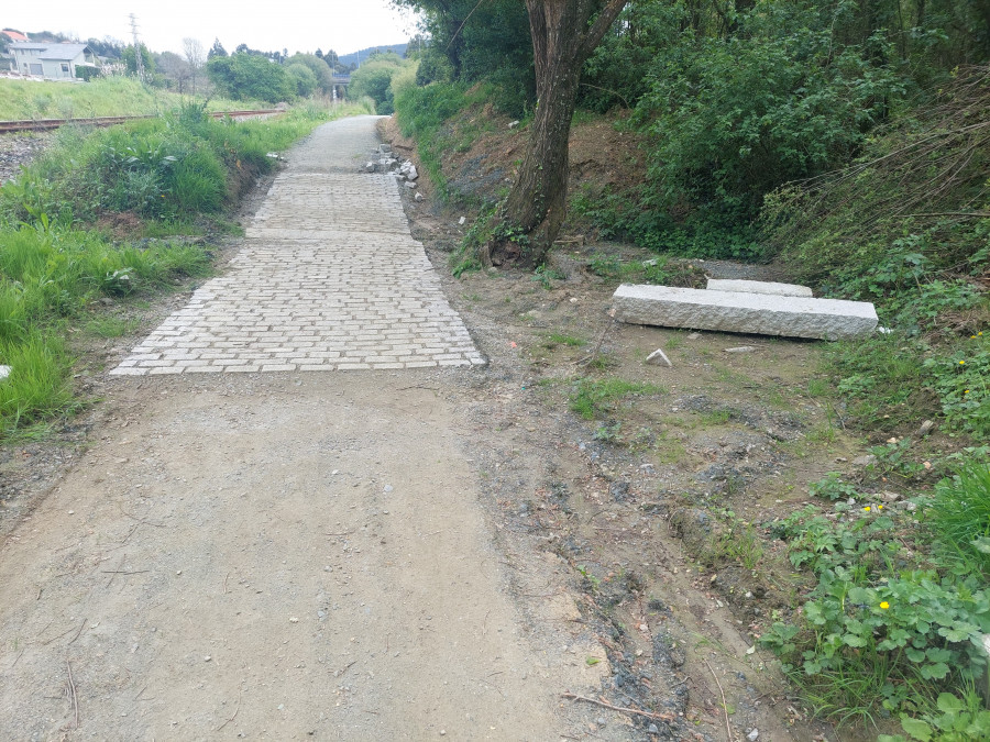 Narón denuncia que las obras de la Xunta en el tramo del Camiño Inglés están paralizadas