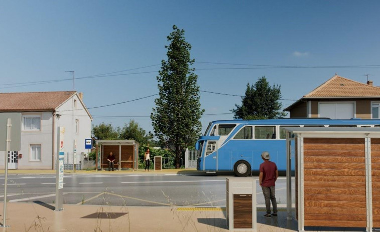 Publicado el proyecto de renovación de 69 paradas de bus en Ares, Fene, Mugardos y Neda