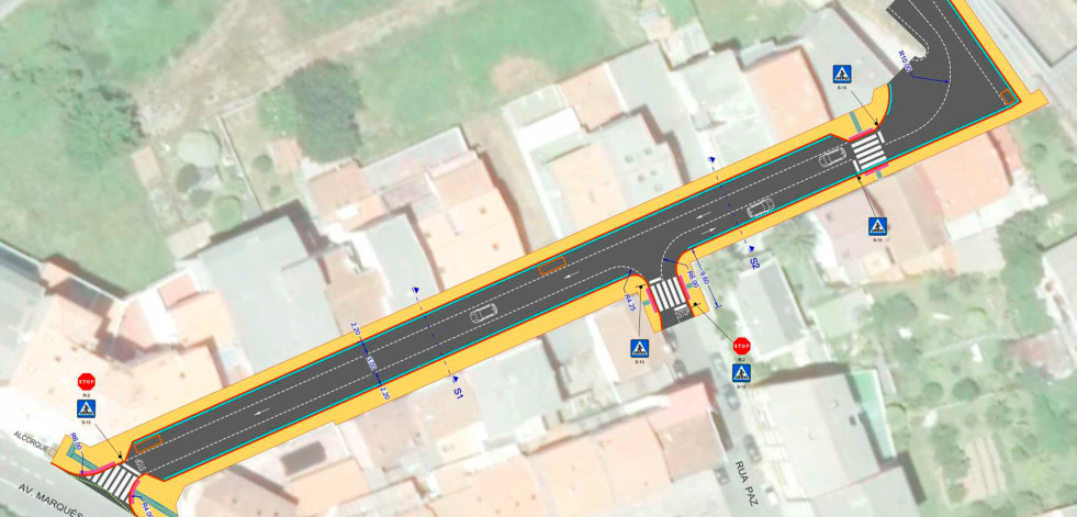 El Concello de Fene licita en 172.000 euros la reurbanización de la calle Antonia Montero