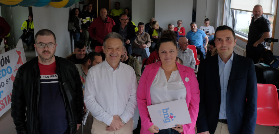 Debate de tarde y pegada de madrugada en Narón para dar el pistoletazo de salida a la campaña electoral