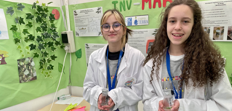 Premio “máis innovador” para o alumnado do IES de Ortigueira na feira científica Galiciencia