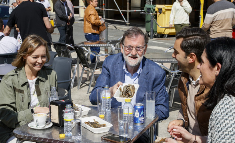 Mariano Rajoy acude a la Fiesta de la Trucha en Oroso