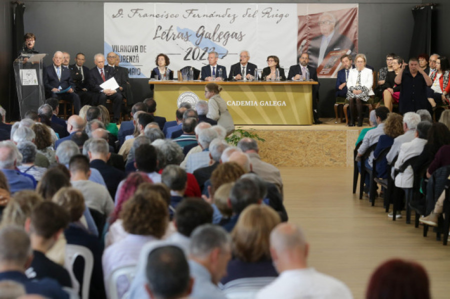 A Real Academia Galega louva a Fernández del Riego, un galeguista que foi "luz nas tebras"