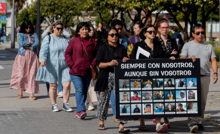 Las familias del Pitanxo agradecen el apoyo del mar tras la salida del barco investigador