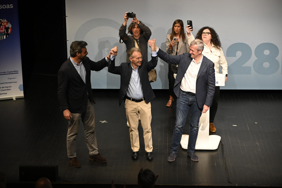 Alfonso Rueda presenta a Castrillón como el “cambio real” frente a la continuidad