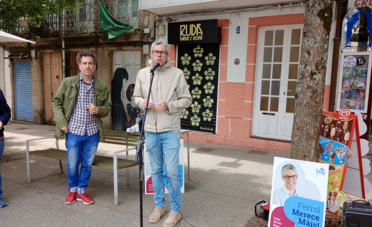 Iván Rivas reivindica en Canido una política cultural “creadora, cunha visión galega, de apoio á creación local