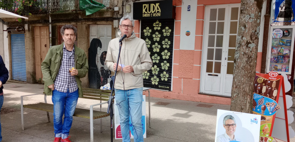 Iván Rivas reivindica en Canido una política cultural “creadora, cunha visión galega, de apoio á creación local