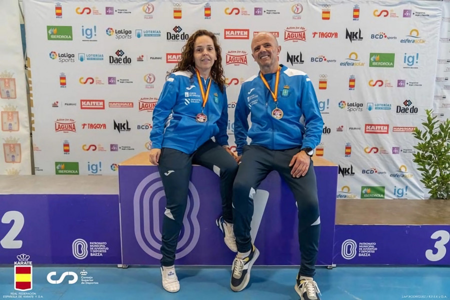 Plata y bronce para Marta González y Eliseo Penabad