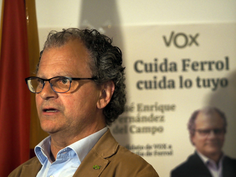 FERROL | J. Enrique Fernández del Campo (Vox) | “Las encuestas nos dan uno o dos ediles”