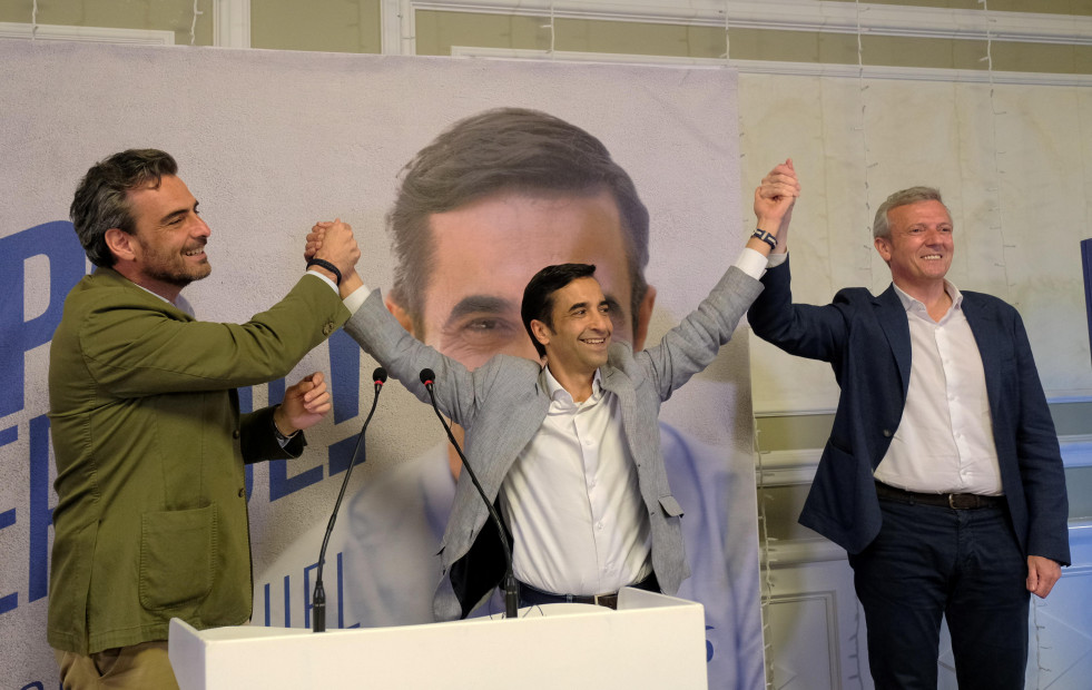 Alfonso Rueda pide el apoyo para Rey Varela, “un candidato que va más allá de unas siglas”