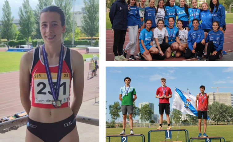 Doblete de oro para Alicia Barreiro en el Gallego sub 18