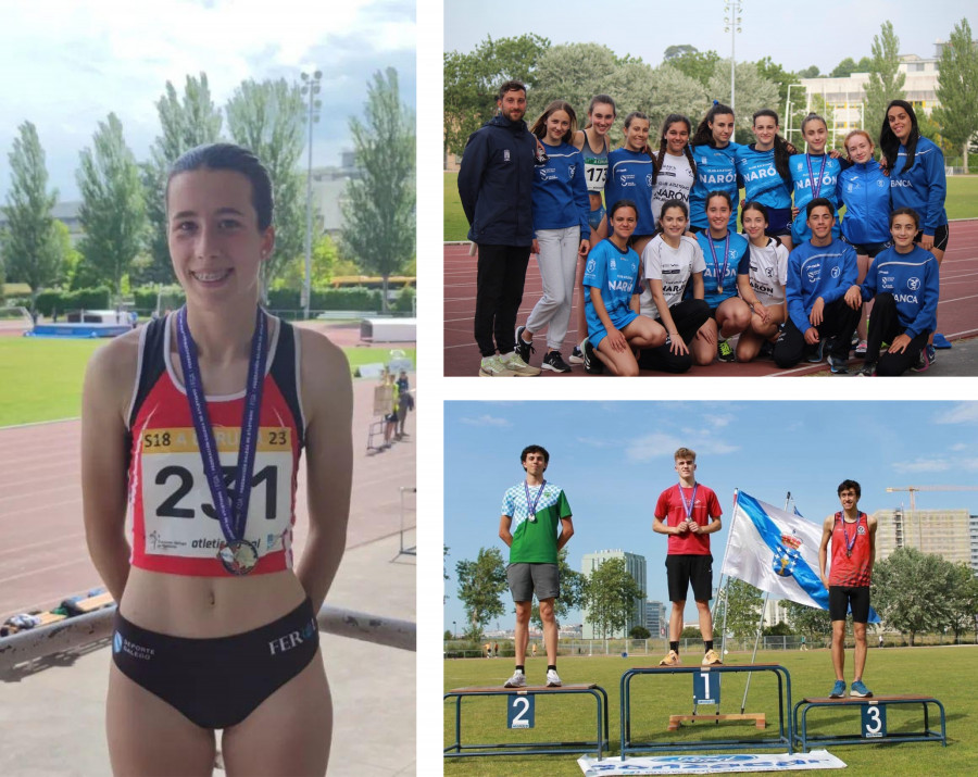 Doblete de oro para Alicia Barreiro en el Gallego sub 18
