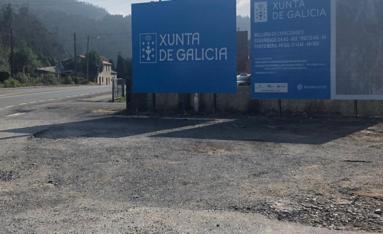 A Xunta inicia a segunda fase de mellora da  AC-862 entre Campo do Hospital e Ponte Mera