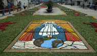 Ares inicia esta semana los preparativos para los tapices de sus alfombras florales