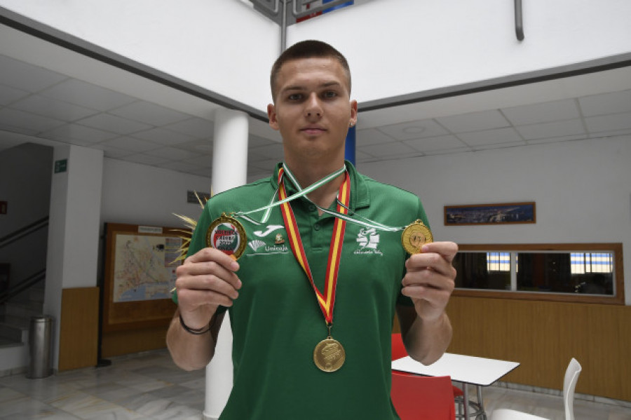 El erasmus ucraniano que huyó de la guerra y se convirtió en campeón de España de voleibol