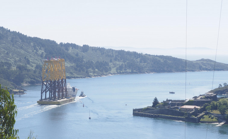 Navantia retoma el envío de “jackets” al parque eólico de Iberdrola en Saint-Brieuc