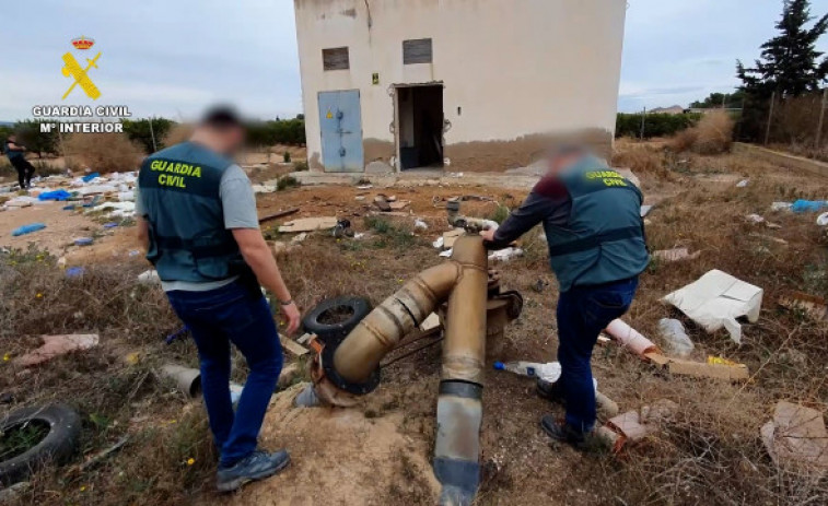 La Guardia Civil refuerza la vigilancia para evitar la extracción ilegal de agua