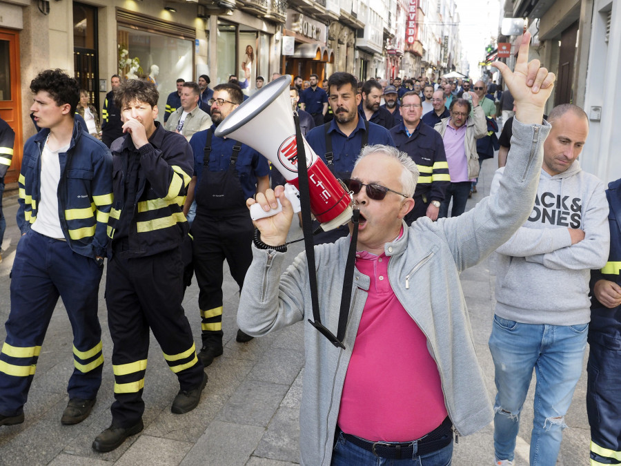 Paro de dos horas en Navantia Ferrol coincidiendo con la segunda reunión del comité intercentros