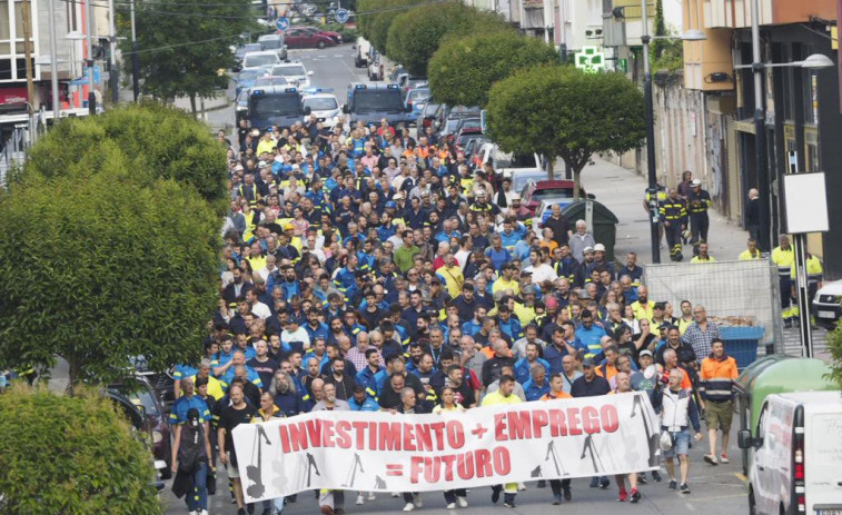 La negociación del nuevo convenio y el plan industrial obliga a los trabajadores de Navantia a tomar las calles
