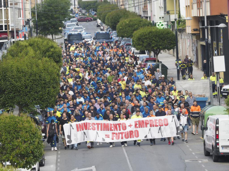 La negociación del nuevo convenio y el plan industrial obliga a los trabajadores de Navantia a tomar las calles