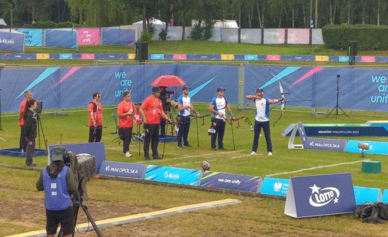 Plata para Alvariño en Cracovia con el equipo español de tiro con arco