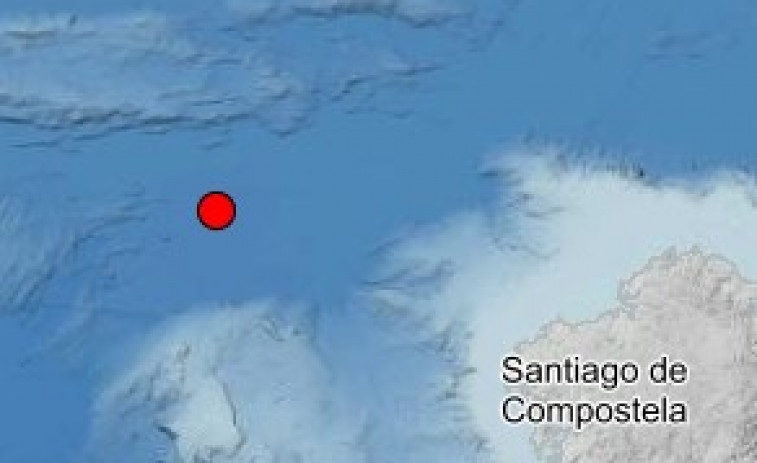 Registrado un terremoto de magnitud 4,6 en el Atlántico a 250 kilómetros de Galicia