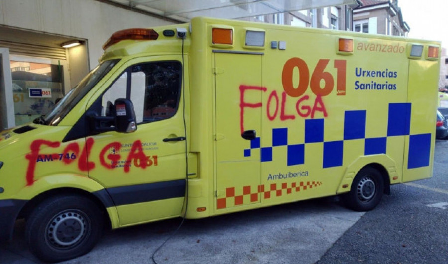 Las ambulancias de Galicia irán a la huelga en julio por la parálisis del convenio