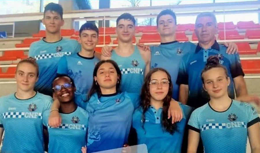 El Natación Ferrol, tercero en el Gallego infantil