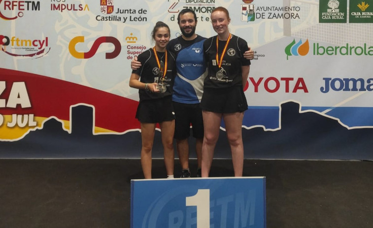 Sofía Couce y Candela Montero, subcampeonas de España en categoría infantil