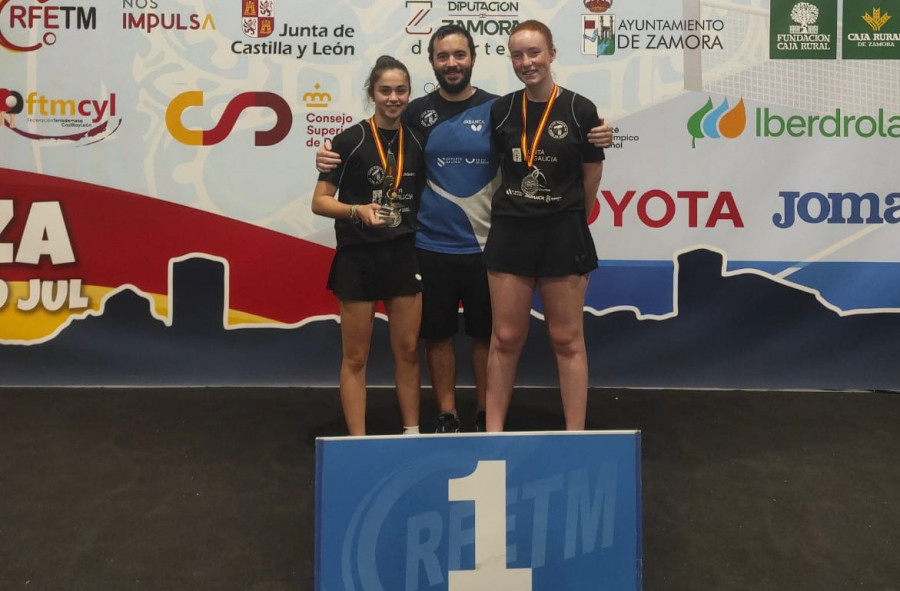 Sofía Couce y Candela Montero, subcampeonas de España en categoría infantil