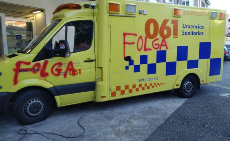 Estos son los servicios mínimos de ambulancias por la huelga que se inicia este jueves en Galicia