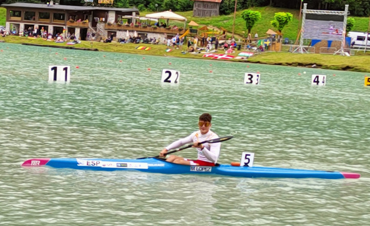 El K2 de Allegue y el K1 de Martín López, fuera de las medallas