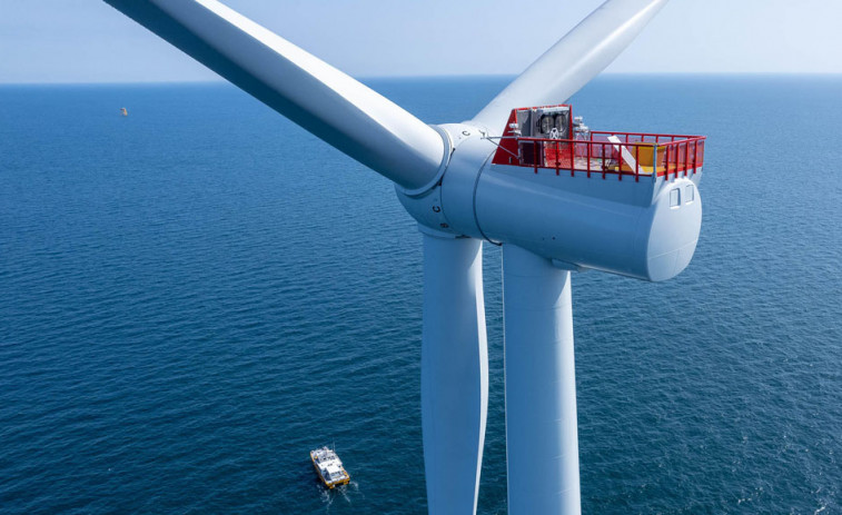 Iberdrola conecta a la red eléctrica las primeras unidades del parque eólico marino Saint-Brieuc