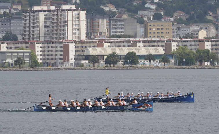 La trainera de Ares consolida su liderato en la Liga Galega