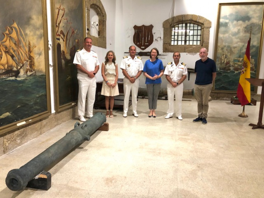 El Museo Naval de Ferrol incrementa sus fondos con un cañón de bronce del siglo XVI