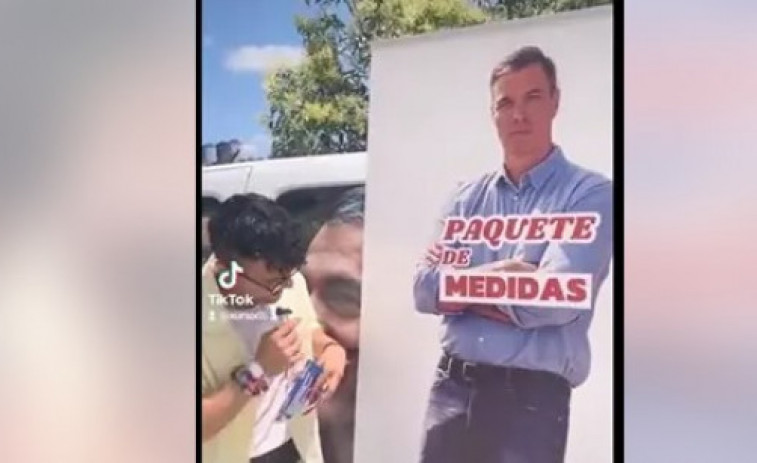 Xuventudes Socialistas retira la campaña sobre Pedro Sánchez y su entrepierna