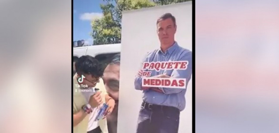 Xuventudes Socialistas retira la campaña sobre Pedro Sánchez y su entrepierna