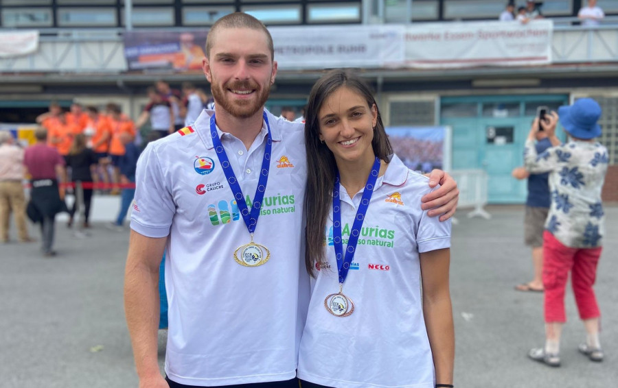 Yolanda Hermida y Pepe Couto vuelven de Alemania con medalla