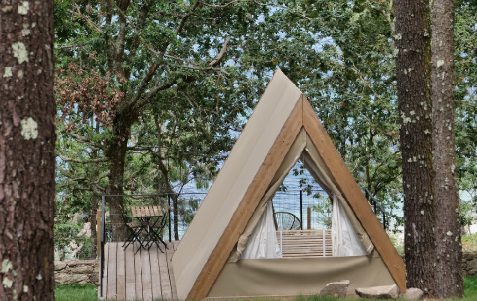 Amaraxe, el nuevo concepto ‘ecoglamping’ en Porto do Son
