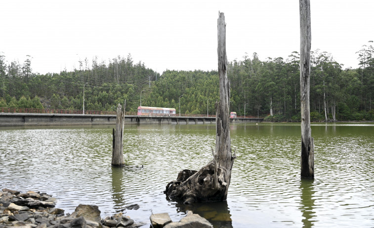 El embalse de As Forcadas afronta el verano con una ocupación del 89%