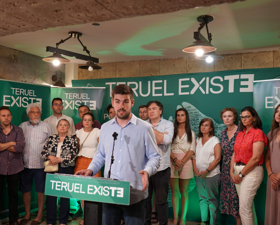 El candidato de Teruel Existe, Diego Loras